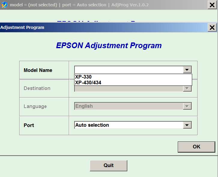 adjustment program epson xp225 software